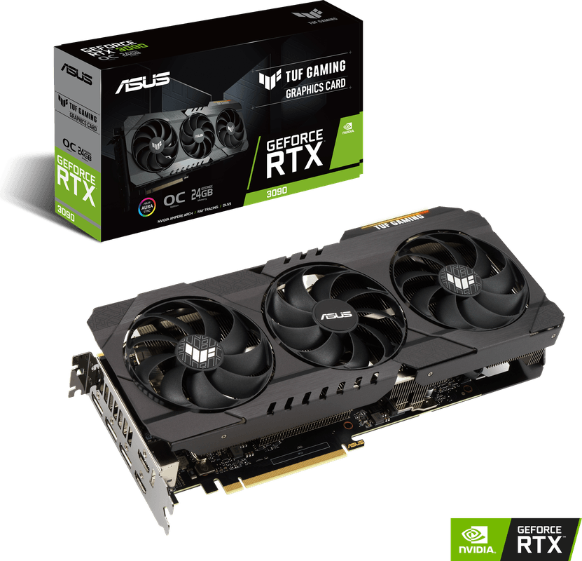 ASUS GEFORCE RTX 3090 OC 24GB 384BİT GDDR6X (DX12) PCI-EXPRESS 4.0 EKRAN KARTI (TUF-RTX 3090-O24G-GAMING)
