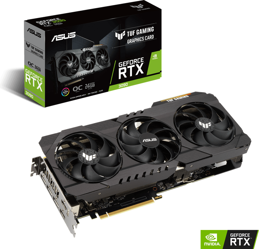 ASUS GEFORCE RTX 3090 OC 24GB 384BİT GDDR6X (DX12) PCI-EXPRESS 4.0 EKRAN KARTI (TUF-RTX 3090-O24G-GAMING)