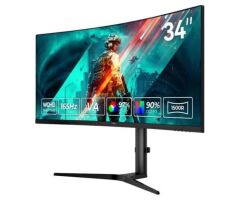 NPC 34'' MP3429-Y CURVED 165HZ MM MONİTÖR 1MS 3440X1440, 165HZ, 2XHDMI, 2XDP, HOPARLÖR, VESA