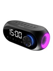 MİKADO MD-W7 1200MAH 5W SİYAH BLUETOOTH-AUX-DERECE-USB-FM DOUBLE ALARMLI SAAT SPEAKER SPEAKER