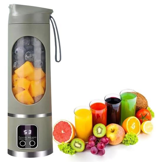 POWERMASTER SUNUP SN-25964 TAŞINABİLİR DİJİTAL EKRANLI YEŞİL MEYVE SIKACAĞI
