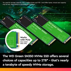 WD GREEN SN350 NVMe SSD 480GB PC SSD WDS480G2G0C