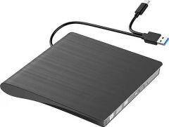 ELBA DVDWRT HARİCİ DVDRW SLİM, SİYAH DVD YAZICI WRİTER