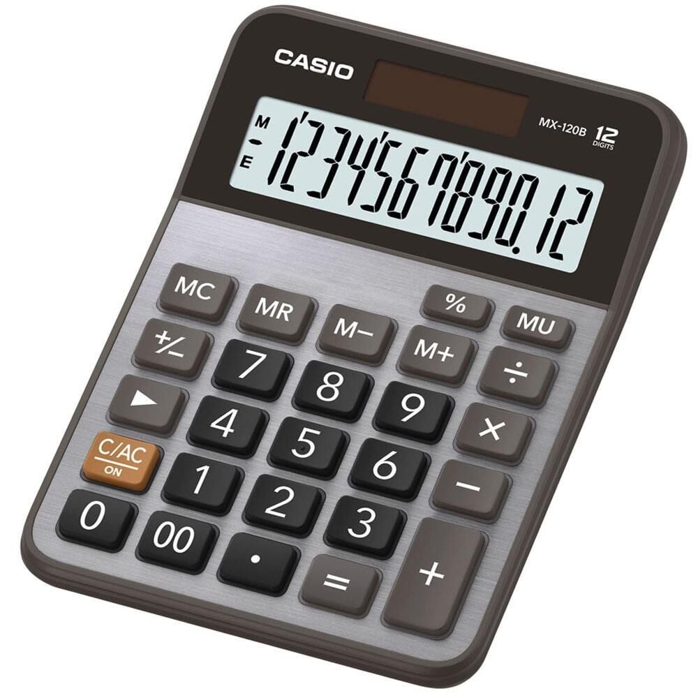 CASIO MX-120-BW-DC(CN) MASAÜSTÜ HESAP MAKİNESİ