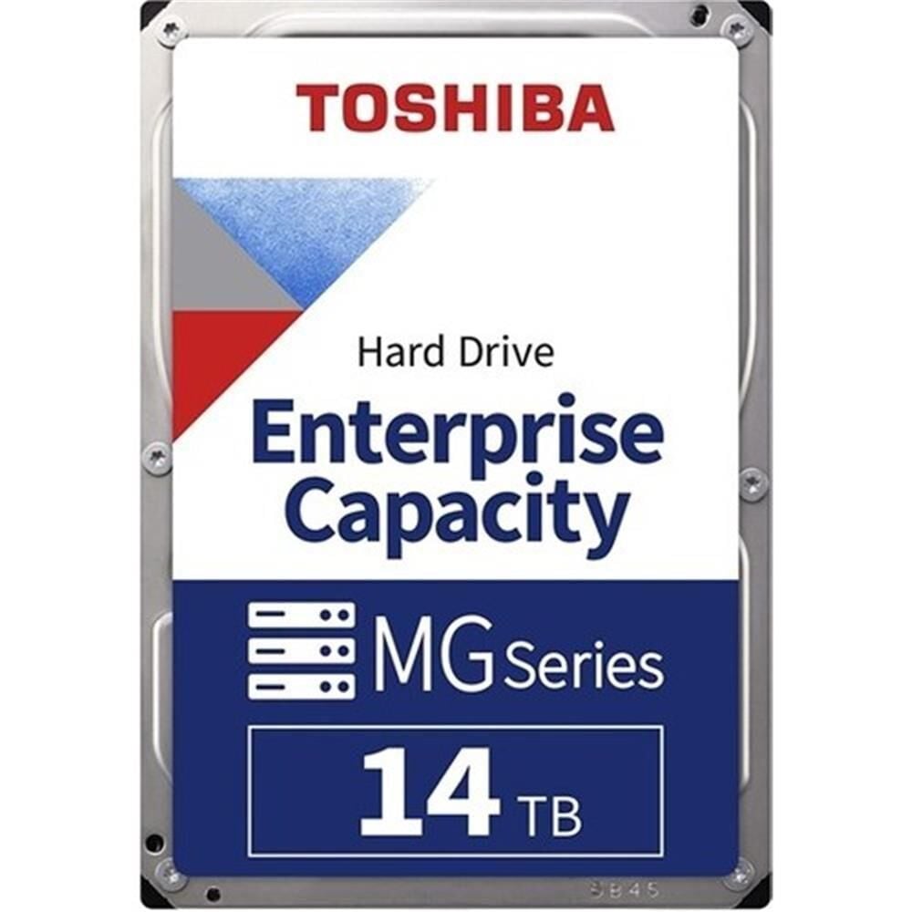 TOSHİBA 3.5'' 14TB MG09 7200 ST-3 6.0GB 256MB 512E MG09ACA14TE SATA 3, 7/24 GUVENLİK HDD