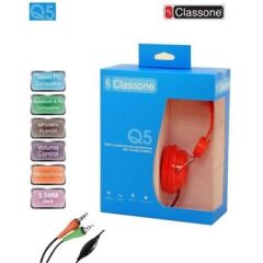 CLASSONE ML-Q5 KIRMIZI MİKROFONLU KULAKLIK