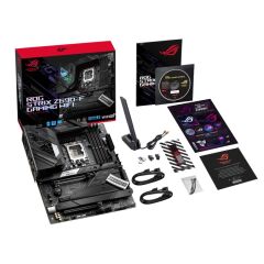 ASUS ROG STRIX Z690-F GAMING WIFI INTEL LGA1700 DDR5 6400 DP HDMI 4X M2 USB3.2 AX WİFİ + BT AURA RGB ANAKART 90MB18M0-M0AY0