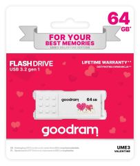 GOODRAM 64GB USB 3.2 GEN 1 BEYAZ USB BELLEK