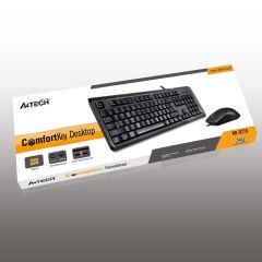 A4 TECH KMS KR-9276 USB Q TR STANDART KLAVYE+OPTİK MOUSE