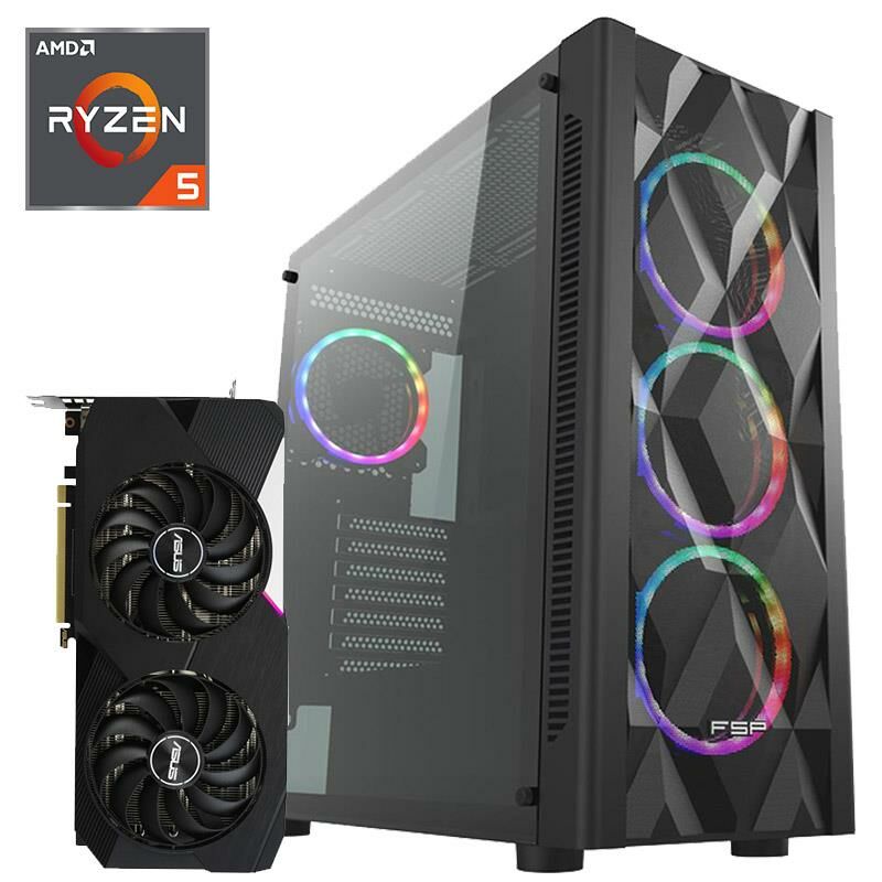 Ryzen 5 7600X3D Asus RTX3060ti16GB RAM 512GB M2 SSD W11P
