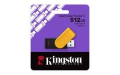 KİNGSTON DTXS/512GB 512GB PORTABLE USB 3.2 GEN1 DATATRAVELER EXODİAS (BLACK/YELLOW) FLASH BELLEK