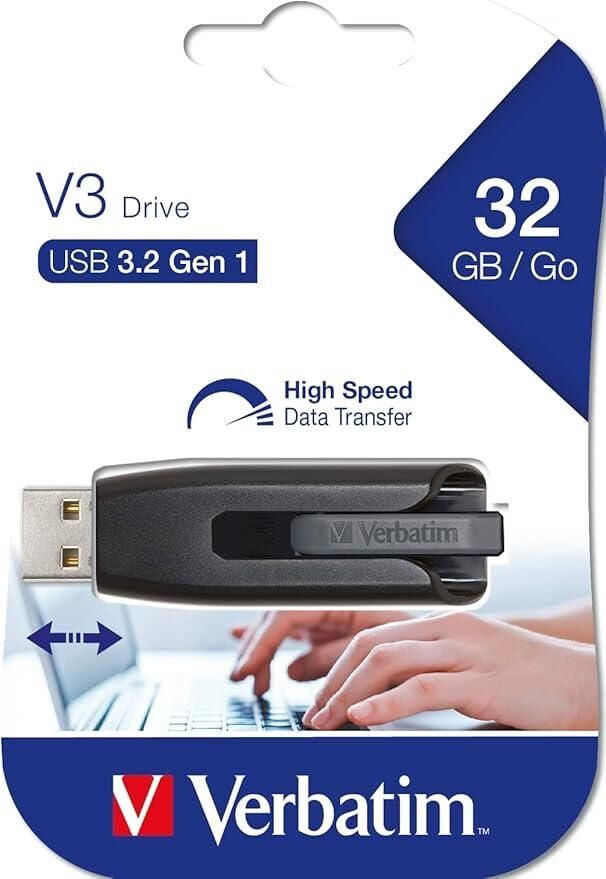 VERBATIM 49173 32GB STORE N GO V3 USB 3.2 USB BELLEK