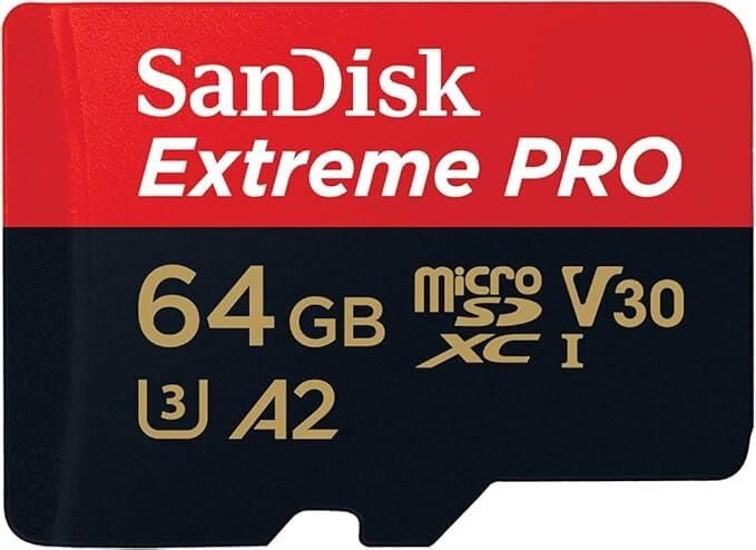 SANDİSK EXTREME PRO SDSQXCU-064G-GN6MA CLASS 10 UHS-I U3 A2 V30 64 GB MİCRO SD KART