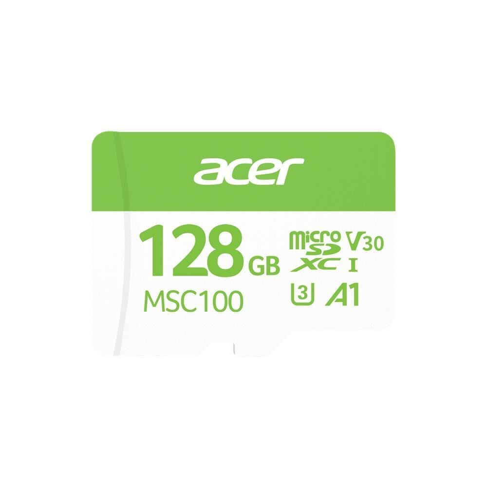 ACER MSC100 128GB MİCROSD U3 V30 A1 AKSİYON KAMERA & GÜVENLİK KAMERASI UYUMLU