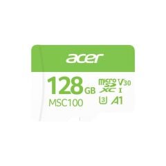 ACER MSC100 128GB MİCROSD U3 V30 A1 AKSİYON KAMERA & GÜVENLİK KAMERASI UYUMLU