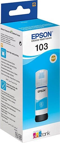 EPSON 103 C13T00S24A ECOTANK CYAN BOTTLE (65ml)