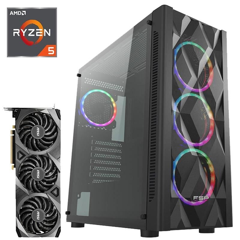 Ryzen 5 7600X3D MSI RTX3070 Ventus 3x OC 64GB RAM 1TB M2 SSD W11P