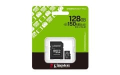 KINGSTON SDCS3/128GB 128GB MİCROSDXC CANVAS SELECT PLUS GEN3 150MB/S A1 CARD + ADAPTER HAFIZA KARTI