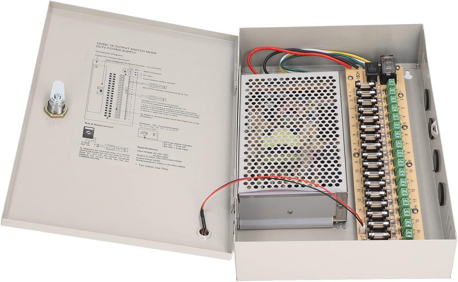 SPY SP-30A 12 V 30 AMPER SİGORTALI PANO ADAPTÖRLÜ