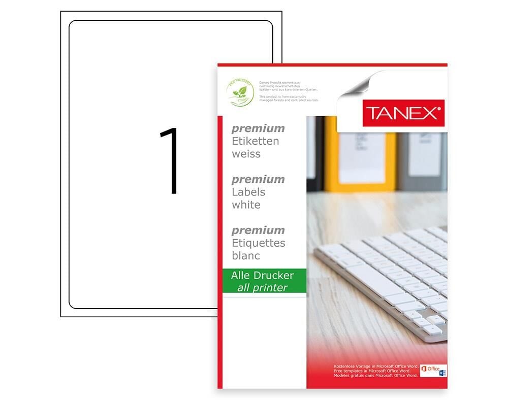 TANEX LAZER ETİKET TW-2001 100 YP 199.6X289.1 MM