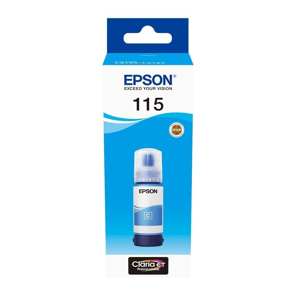 EPSON 115 CYAN MAVİ ŞİŞE MÜREKKEP T07D24A L8160/L8180