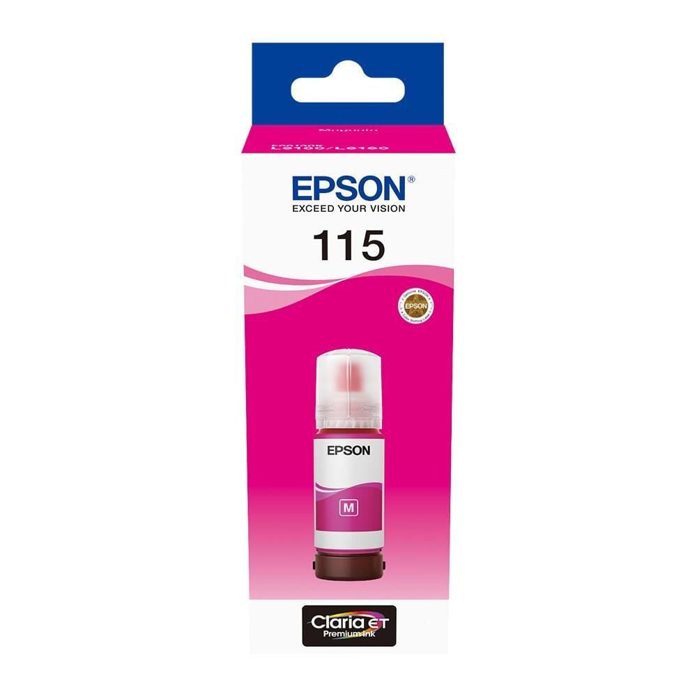EPSON 115 MAGENTA KIRMIZI ŞİŞE MÜREKKEP T07D34A L8160/L8180