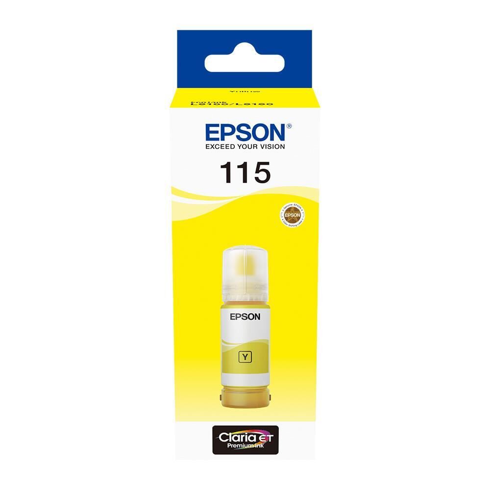 EPSON 115 YELLOW SARI ŞİŞE MÜREKKEP T07D44A L8160/L8180