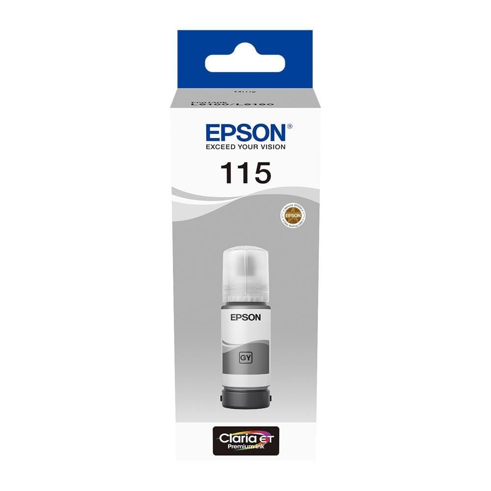 EPSON 115 GREY GRİ ŞİŞE MÜREKKEP T07D54A L8160/L8180