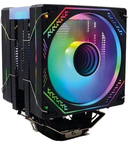 ZOKO ICE PRO BP6 SİYAH AUTO RAİNBOW FANLI KULE İŞLEMCİ FANI