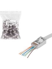 S-LİNK SL-COB24P RJ45 CAT6 100 LÜ PAKET YENİ NESİL JACK FTP