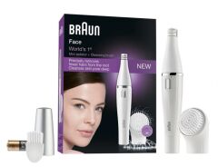 BRAUN FACE 810 YÜZ EPİLATÖRÜ VE TEMİZLEME FIRÇASI SİSTEMİ BEYAZ