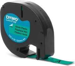 DYMO LETRATAG (12MM*4MT) YEŞİL  (59425)  PLASTİK ŞERİT