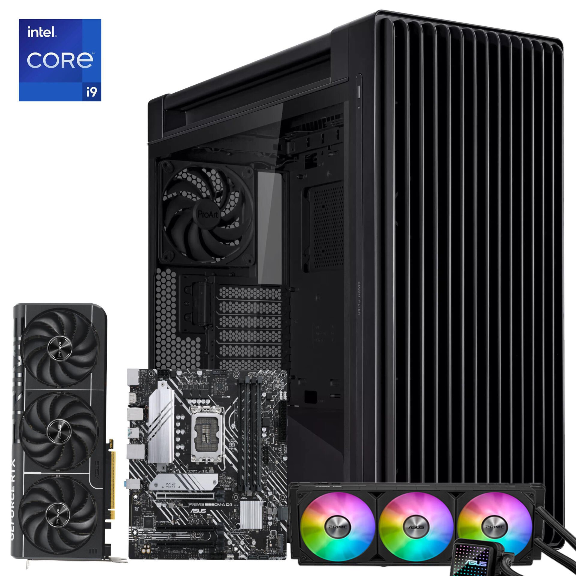 ProArt Intel Core i9-14900KF 64GB RAM 2TB M.2 SSD PRIME GEFORCE RTX5080 OC W11P