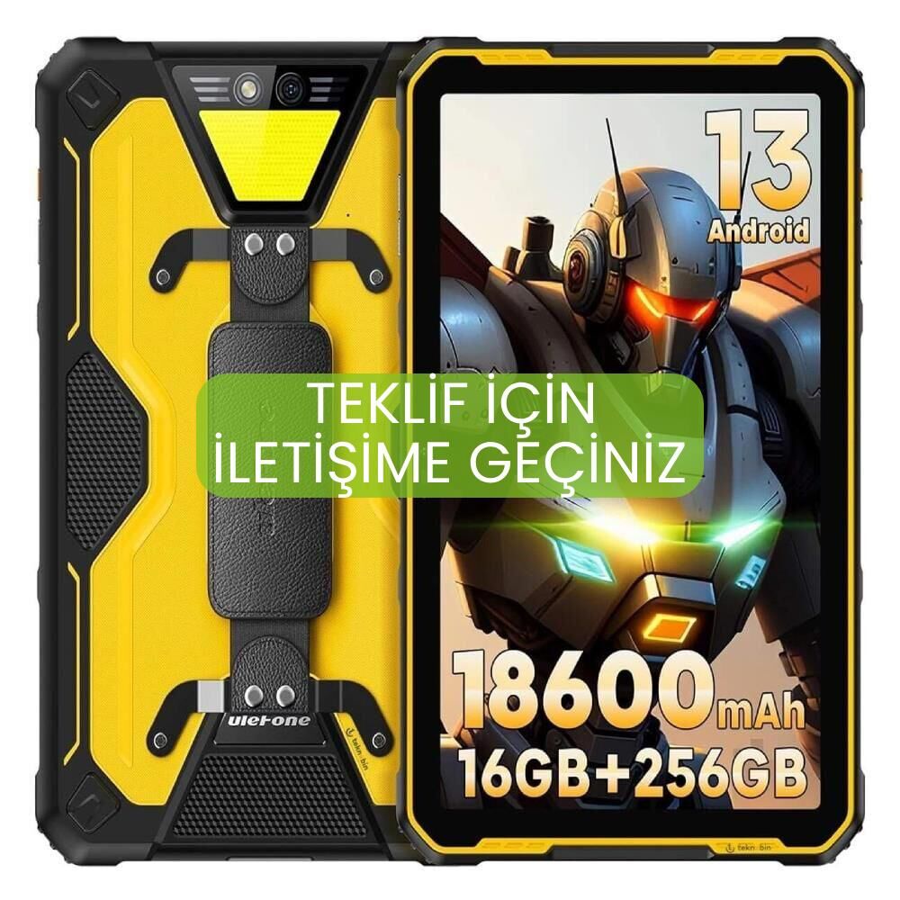 Ulefone Armor Pad 2 11'' 2K, 18600 mAh ,IP68/IP69K Android 13 NFC GPS 4G Endüstriyel Tablet