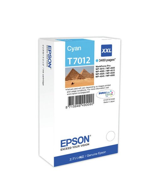 EPSON T701240 CYAN MAVİ MÜREKKEP KARTUŞ (XXL)