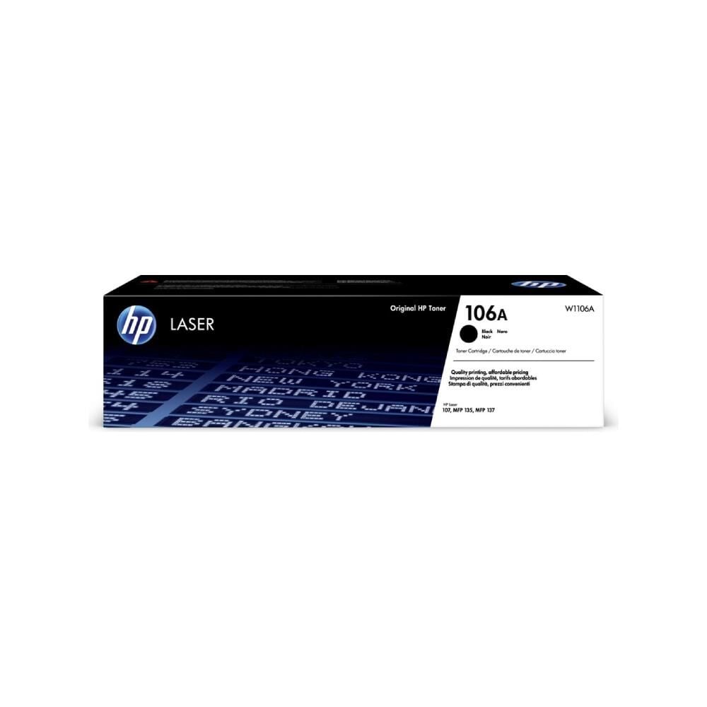 HP 106A W1106A 1.000 Sayfa Siyah Orijinal Toner
