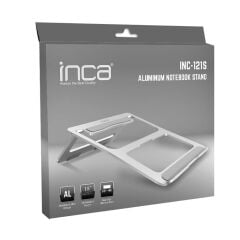INCA INC-121S ALİMÜNYUM NOTEBOOK STANDI GÜMÜŞ RENK