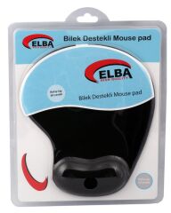 ELBA K06152 BİLEKLİKLİ JEL MOUSE PAD SİYAH