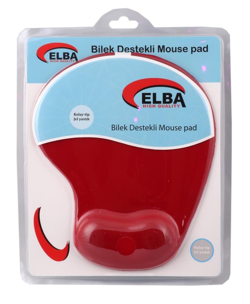 ELBA K06152 BİLEKLİKLİ JEL MOUSE PAD KIRMIZI
