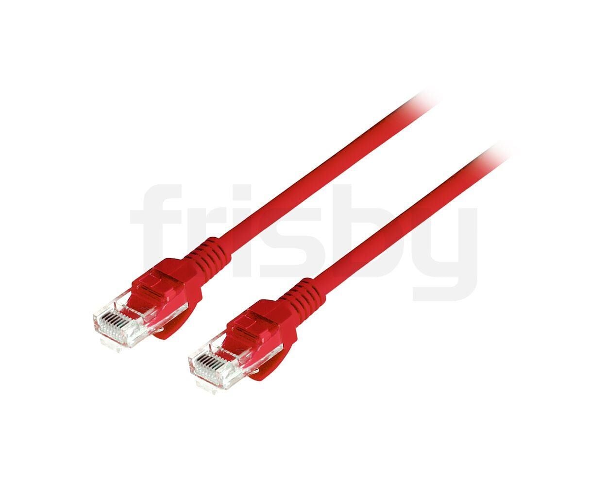 FRISBY FA-C6714G CAT6 PATCH KABLO (60CM) KIRMIZI