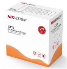 HİKVİSİON DS-1LN6UU/CCA CAT6 U/UTP CCA KABLO 305M GRİ