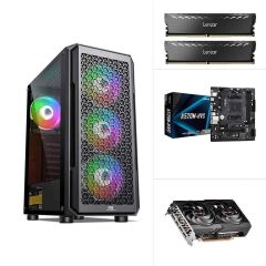AMD R5 5600 - RX 6600 8GB - A520M-A PRO - 500GB SSD - 16GB RAM FreDOS Masaüstü Bilgisayar
