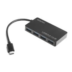 DARK CONNECT MASTER U31X4 USB3.1 TYPE-C TO 4 PORT TYPE-A HUB (DK-AC-USB31X4)
