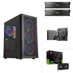 INTEL I3 13100F - RTX 4060 TI 8GB OC - PRO H610M-E - 500GB SSD - 16GB RAM FreeDOS Masaüsrü Bilgisayar
