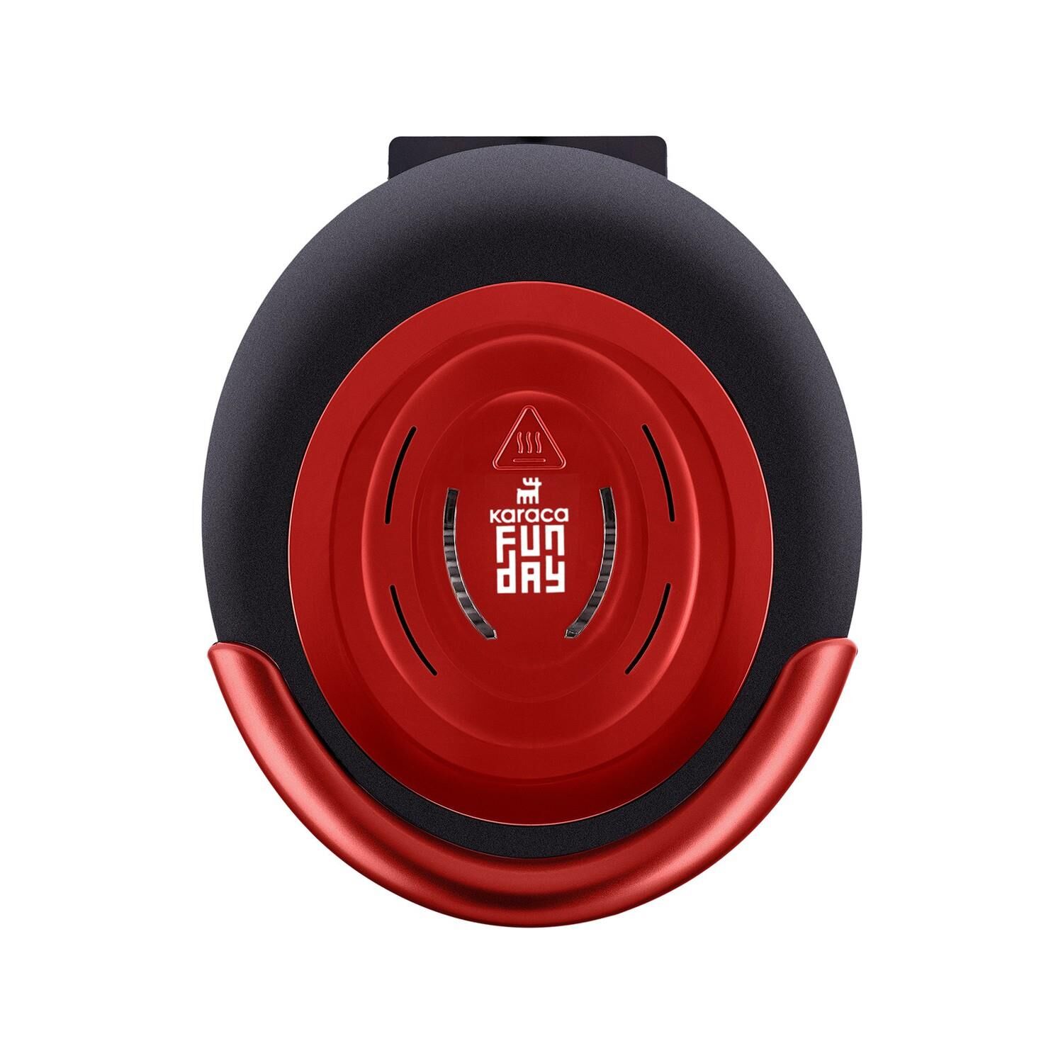 KARACA FUNDAY ÇIKARILABİLİR PLAKALI WAFFLE MAKİNESİ 1000W RED