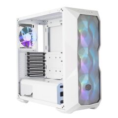 COOLER MASTER MASTERBOX TD500 4x120mm ARGB FANLI 550W 80PLUS BRONZE BEYAZ KASA