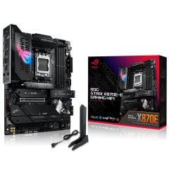 ASUS ROG STRIX X870E-E GAMING WIFI AMD AM5 DDR5 8000 HDMI 2XUSB4 5X M2 USB3.2 WİFİ 7 + BT AURA RGB 5GBİT LAN ATX ANAKART 90MB1IB0-M0EAY0