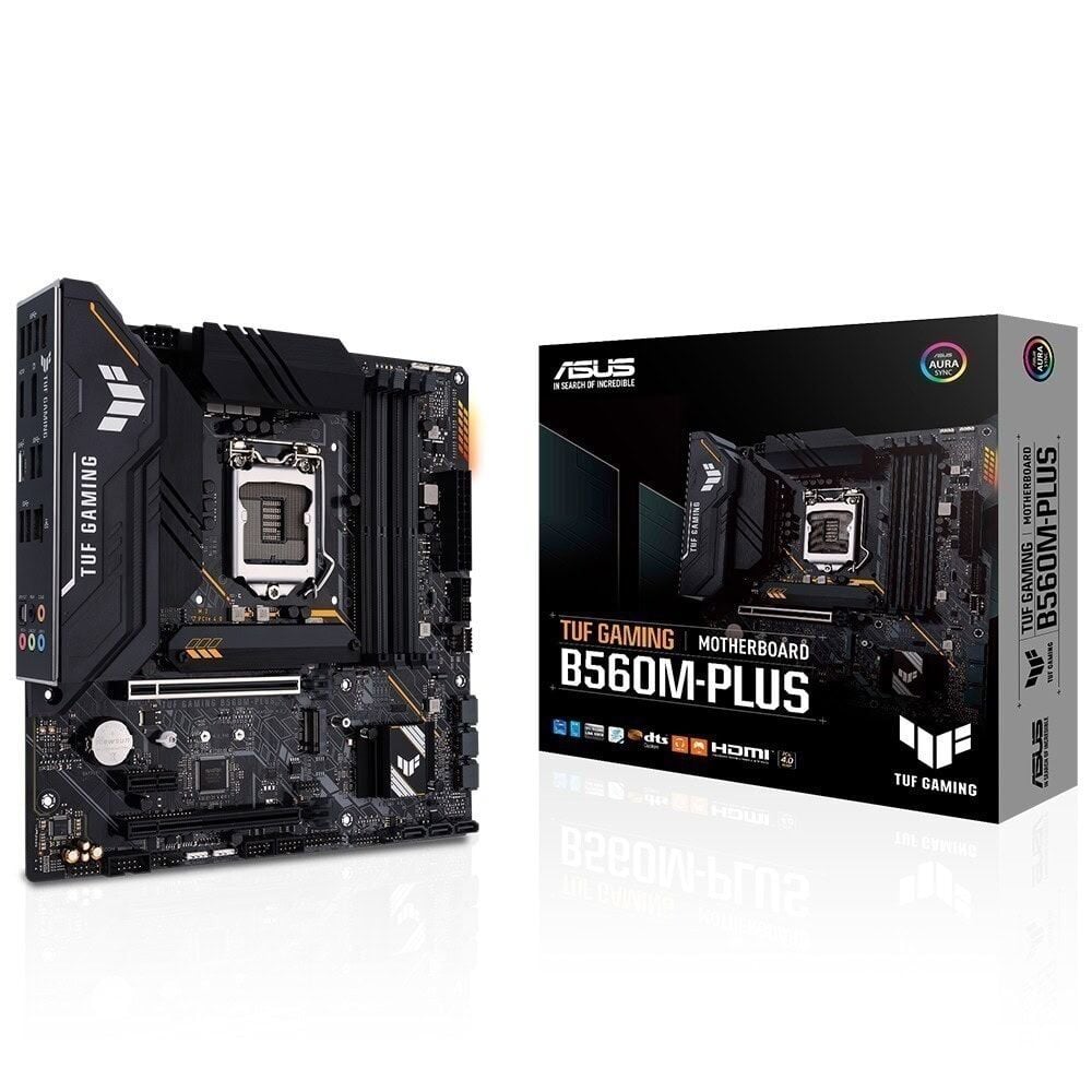 ASUS TUF GAMING B560M-PLUS INTEL B560 LGA1200 DDR4 5000 DP HDMI 2X M2 USB3.2 AURA RGB 2.5GB MATX ANAKART 90MB1780-M0EAY0