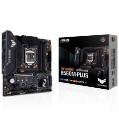 ASUS TUF GAMING B560M-PLUS INTEL B560 LGA1200 DDR4 5000 DP HDMI 2X M2 USB3.2 AURA RGB 2.5GB MATX ANAKART 90MB1780-M0EAY0