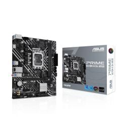 ASUS PRİME H610M-K D4 ARGB 3200MHZ DDR4 SOKET 1700 M.2 HDMI D-SUB MATX ANAKART